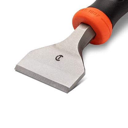 Crescent 2-3/4" x 9" Electrician Chisel with Handguard - CECH234H - style: Electrician
