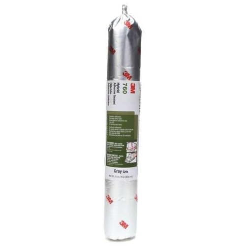 3M Adhesive Sealant 760 UV, Grey, 600 mL Sausage Pack - color: Gray