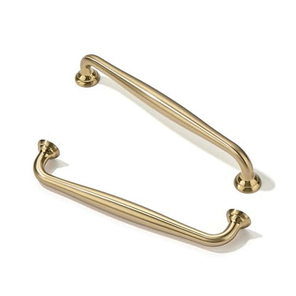 TUNNY 10 Pack Cabinet Handles-6.3"/160mm Screw Spacing Champagne Bronze Furniture Hardware Handles for Kitchen Cabinets Bedroom Dresser Wardrobe Cabinet Pulls - color: Champagne Bronze, size: 6.3"(160mm)Hole Center-10Pcs