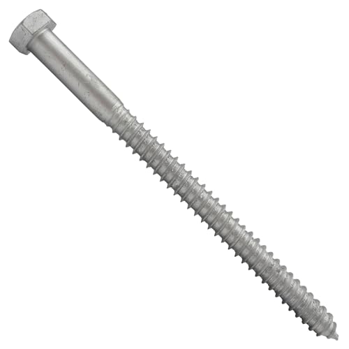 Conquest 5/8"-5 x 9 Lag Bolts, Hot Dip Galvanized, Coarse Threads Hex Head, Corrosion-Resistant for Outdoor, Wood, and Structural Projects (25 Pack) - size: 5/8"-5 x 9"