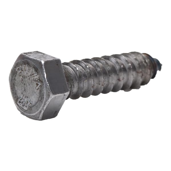1/2" x 14" Hex Head Lag Screws, Steel, 60 Pack - size: 1/2" x 14" Long