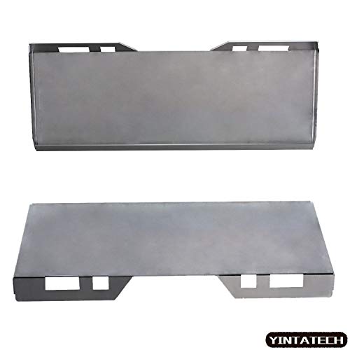 YINTATECH 1/2" Skid Steer Plate Attachment fits for Kubota & Bobcat - size: 1/2 Inch
