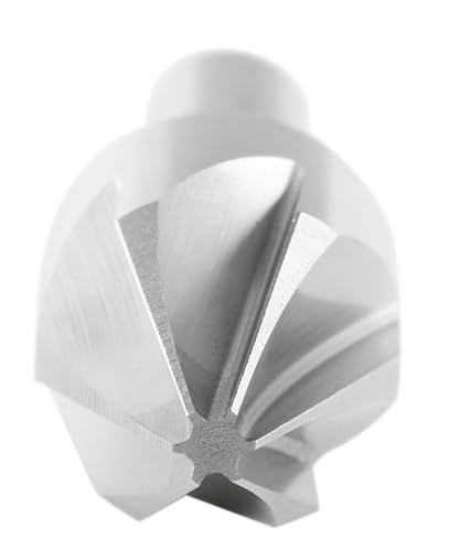 Accusize Industrial Tools 60 Degree 6 Flute H.S.S. Machine Countersink, 8 Pcs, Precision Ground, 0206-0010 - size: 60°
