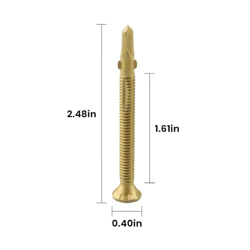 #12x2-1/2 Reamer Tek Torx/Star Head Self-Drilling Wood T-25 Torx Screw