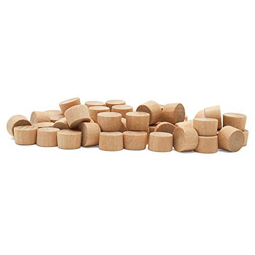 Wood Plugs for Furniture, 3/8 inch Maple Flat-Head Plug, Wooden Screw-Hole Plug Covers Pack of 250 by Woodpeckers - size: 3/8 inch