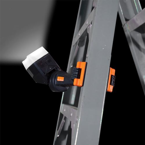 Klein Tools 56029 Work Light, LED Clamp Light Rotates 360 Degrees, Pivots 90 Degrees, Dust and Water Resistant