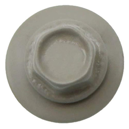14 x 1 ASH Gray Metal Roofing Screws - Hex Washer Head- Self-Starting/Tapping - EPDM Washer. 1 x 250 Count Bag - 250 Screws - color: ASH GRAY, size: 1"