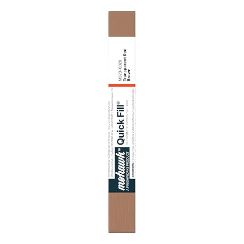 Mohawk Finishing Products Quick Fill Putty Burn-in Stick Wood Filler, Transparent Red Brown M320-0029, 1 Count