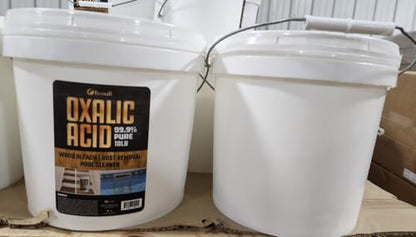 Ecoxall Oxalic Acid Fine Powder, 99% Pure, 10.1 lbs (160 oz), Pack of 1 - size: 161.6 Ounce (Pack of 1)