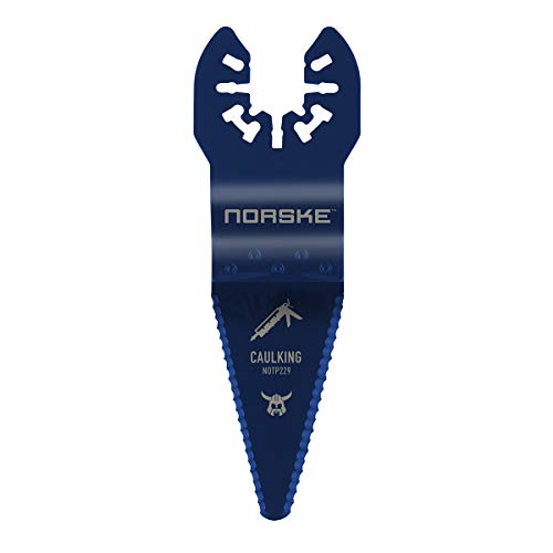 Norske Tools NOTP229 Caulking Scraper - Oscillating Multi- Tool Accessory Blade for Removing Sealants - style: Caulking