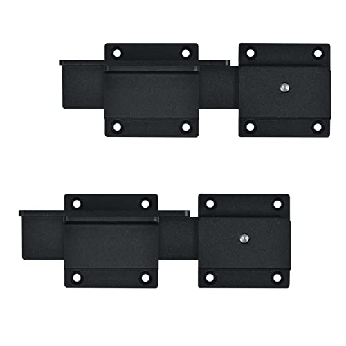 7" Flip Gate Latch Lock for Wooden Fence with Padlock Hole - size: 2 Pack