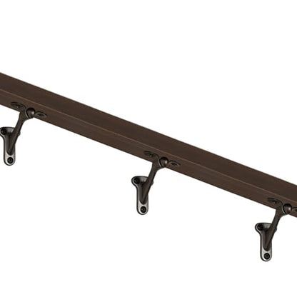 Hardware,3 Pack,3" Heavy Duty handrail Bracket Oil Rubbed Bronze,Stair Railing Bracket DIY Easy Installation Hardware - color: Oil Rubbed Bronze