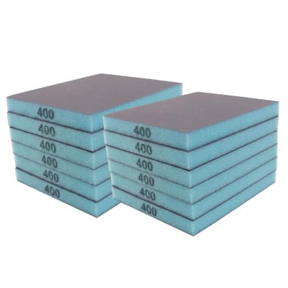 12 Pcs 400 Grit Sanding Sponge - size: #400