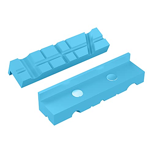 Housolution 5 Inch Magnetic Vise Jaw Pads Covers, 1 Pair Vice Soft Jaws - size: 5inch
