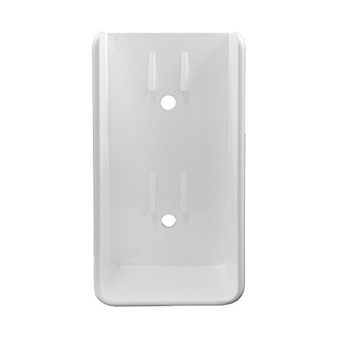 Weatherables Vinyl Fence U-Mount Bracket – U Brackets for Mounting on Vinyl Fencing, Made for 2in x 3.5in Inch Rail - size: 2 Inch X 3.5 Inch