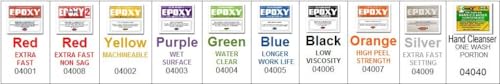Hardman Double Bubble Red (#04001) Extra Fast Setting 3-5 Minute Epoxy - 5 Pack