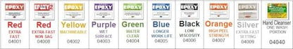 Hardman Double Bubble Red (#04001) Extra Fast Setting 3-5 Minute Epoxy - 5 Pack