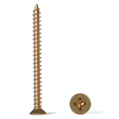 M6×40mm Phillips Countersunk Wood Screws,1022A Color Zinc - size: M6×40mm（70pcs）