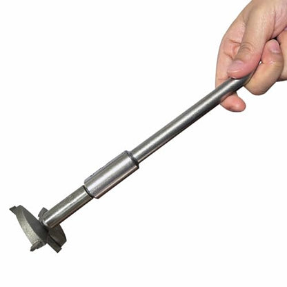 6.69 Inch Forstner Bit Extension Extra Long Drill Bit Extension for Adding Over 5-3/7" of Drilling Depth (6.69" for 3/8" Round Shank or Hex Shank) - size: 6.69"