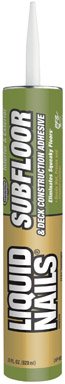 Liquid Nails Subfloor & Deck Acrylic Latex Construction Adhesive 28 oz.