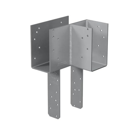 Simpson Strong-Tie ECCLRQ464SDS - ECCLLQ L-Shape End Column Cap for 4X Beams & 6X Post with SDS Screws, Skewed Right Framing Bracket for Structural Support in Home Improvement Projects