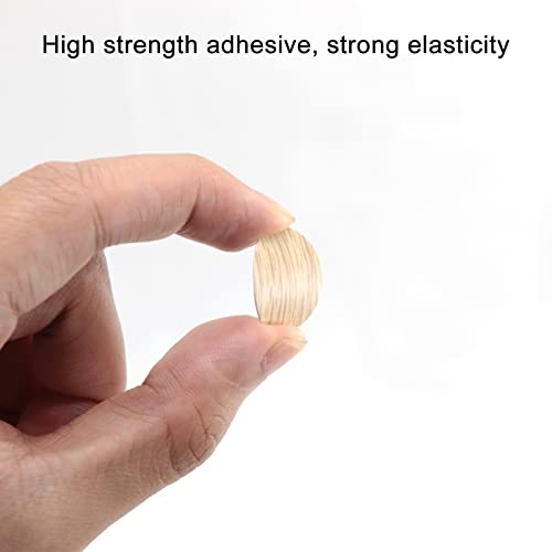 Self-Adhesive Screw Hole Stickers PVC Cover Caps Dustproof for Wooden Furniture Cabinet 21mm 2 Sheets/108 Pcs Light Oak - color: Light Oak