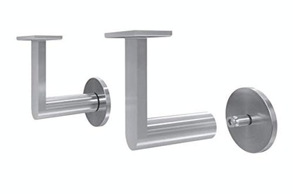 Handrail Bracket Stainless Steel 316 Gamma Quasar (Satin Stainless Steel) - color: Satin Stainless Steel
