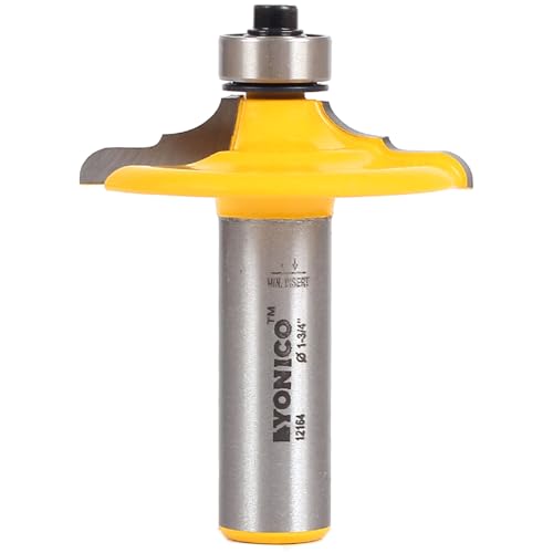 YONICO Cabinet Door Edge Router Bits Classical Euro Style 1/2-Inch Shank 12164 - style: Classical - 1/2" Shank
