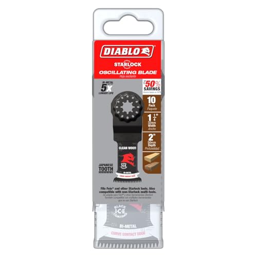 Diablo Demo Demon Starlock Bi-Metal Oscillating Blade - 10-Pack