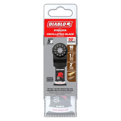 Diablo Demo Demon Starlock Bi-Metal Oscillating Blade - 10-Pack