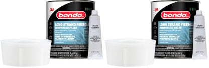 Bondo Bondo-Hair Long Strand Fiberglass Reinforced Filler, 00762, 1 Quart (Pack of 2) - size: 1 Quart (Pack of 2)