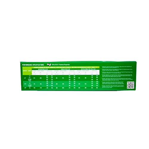 SPAX 5/16" x 8" Exterior Washer Head Structural Wood Lag Screws Powerlags Torx T-Star (50 EA) Bit Included Heavy Duty Rust Resistant - size: 5/16 x 8"