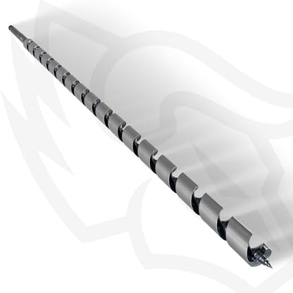 US4 Ship Auger Drill Bit 9/16" x 18" x 18 Inch - Heavy Duty Carbon Steel Wood Boring Bit with Hex Shank for Power Drills - size: 9/16" x 18"