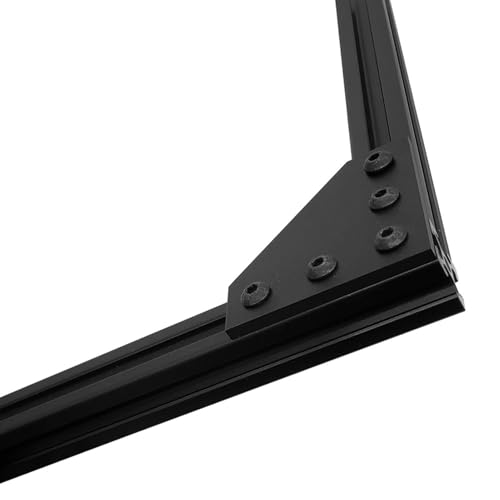 8Sets 1010 2525 Aluminum Extrusion Profile Hardware Corner Brackets - style: 10 set L bracket with m5