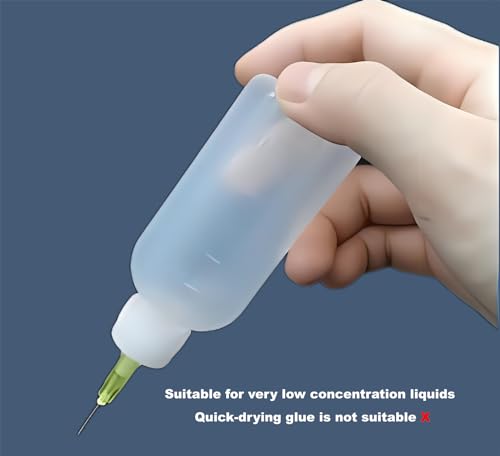 32Ga 0.25in Blunt Tip Dispensing Syringe Needle, Yellow 20 PCS
