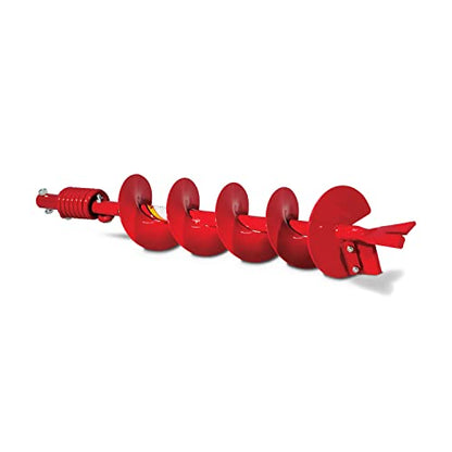 Earthquake EA6F 6-Inch Diameter 36-Inch Long Earth Auger with Fishtail Point and Flex Coil Shock Spring - size: 6-Inch Diameter