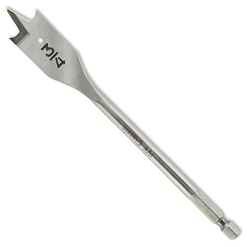 IVY Classic 10712 3/4 x 6-Inch Swift Bore® Wood Spade Bit, High-Carbon Steel, 1/Card - size: 3/4 x 6"