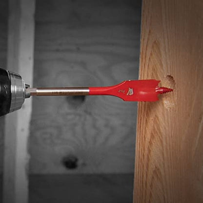Diablo Spade Bit for Wood - 1-1/8" Diameter, 4" Length, 1/4" Hex Shank - size: 1-1/8" × 4"