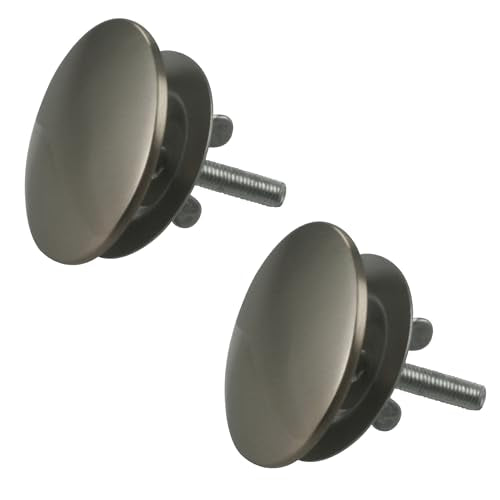 Westbrass D202-07 2" Kitchen Sink Hole Cover, Satin Nickel (2-Pack) - color: Satin Nickel, size: 2-Pack