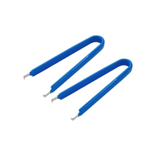2Pcs 4.13 Inch PLCC PCB IC Chip Puller Extractor Tool(Blue) - color: Blue