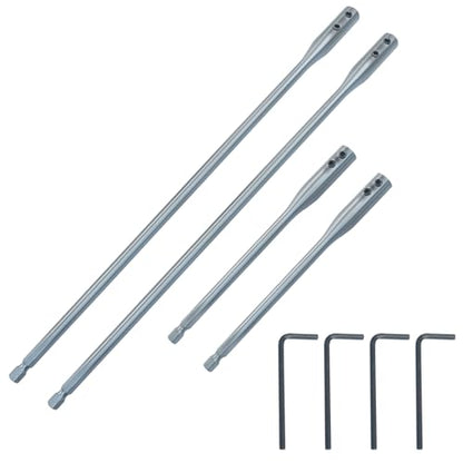Zorfeter 8 PCS 1/4 Extension Drill Bit Set, High-Carbon Steel, 6 and 12 Inches - color: 8 Pcs