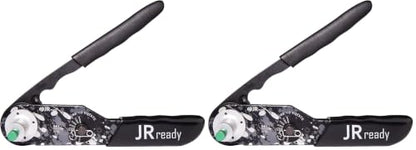 JRready NEW-DT2 Deutsch Crimp Tool for DTP, DT, DTM Connectors, Size 12, 16, 20 Solid Contacts. Equivalent to HDT 48 00 Deutsch Crimper(12-22AWG) (Pack of 2) - size: Crimping Tool(DT2) (Pack of 2)