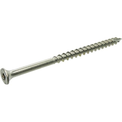 Grip-Rite PrimeGuard Max Deck Screws for Outdoor Projects - Bugle Head - Coarse Thread Wood Screws - T25 Star Drive - 316 Stainless Steel - #10 x 3-1/2" - 1000 Screws - MAXS31210DS3161M