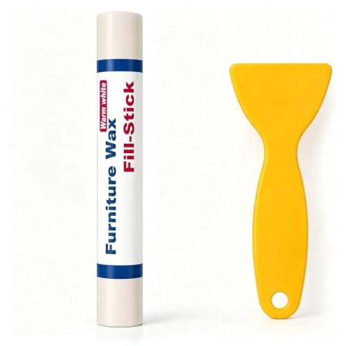 Kenbry Wood Filler Stick Warm White, Wax Fill Stick for Wood Repair