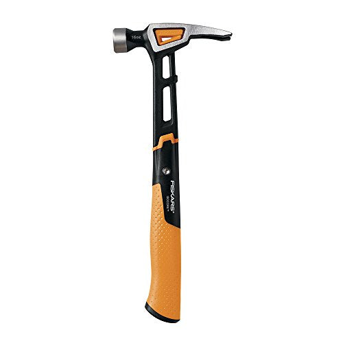 Fiskars Pro IsoCore 13.5" Finishing Hammer with Rip Claw, 16oz - style: Rip Claw Finishing Hammer