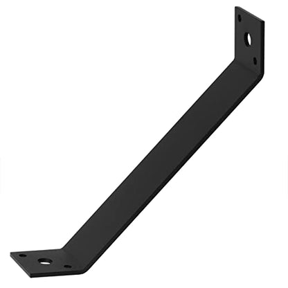 4 Pack 7" x 1-1/2" 45-Degree Angle Bracket for Post Pergola - size: 7" x 1-1/2"
