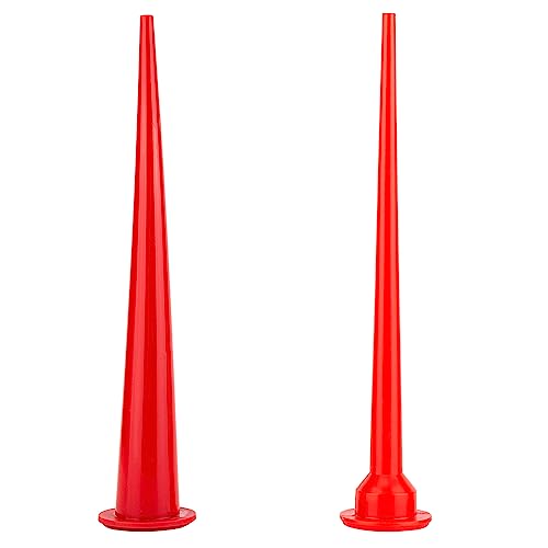 Reusable Epoxy Caulking Nozzle, Applicator for Sausage Caulk Gun, 2 Pack