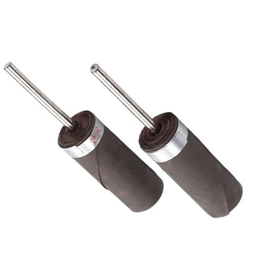 Utoolmart Sandpaper Sticks Cylinder Abrasive Polishing Grinding Mounted Point 400 Grits 2 Pcs - size: 400