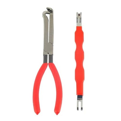 2PCS Electrical Disconnect Pliers – Connector Separator Tool for Cars, Straight Automotive - size: 2 Set