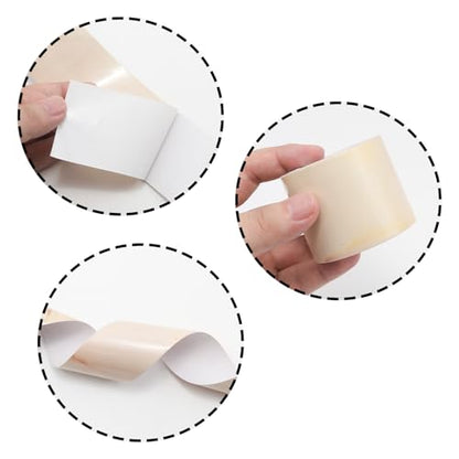 Lilaly 2 inches x 32 feet Wood Grain Repair Tape,Wood Grain Tape,Widely Used for Tables, Doors, Floor and DIY(Agate Jade) - color: Agate Jade